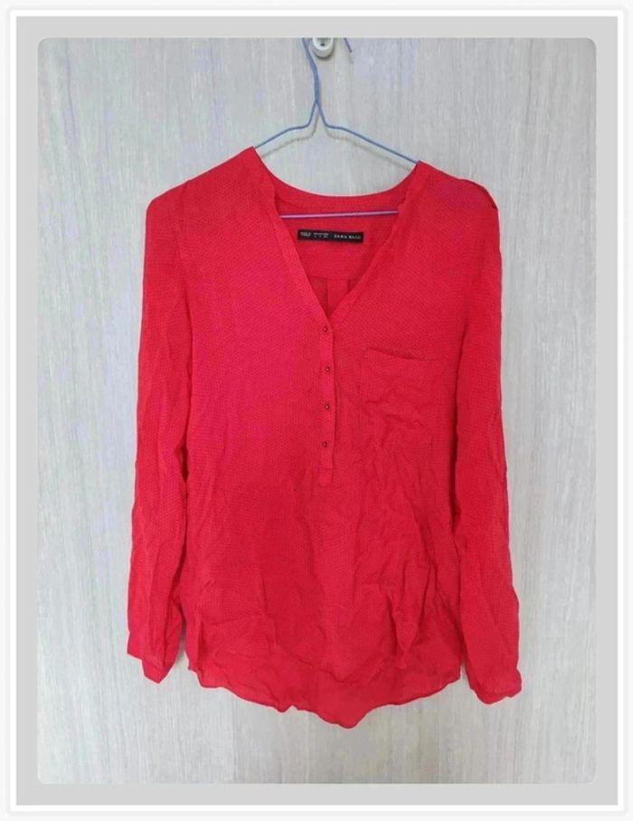 Blouse à pois, Zara - photo numéro 3