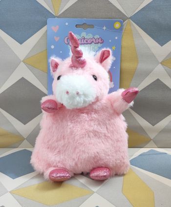 Bouillotte Micro-ondable Peluchée Licorne