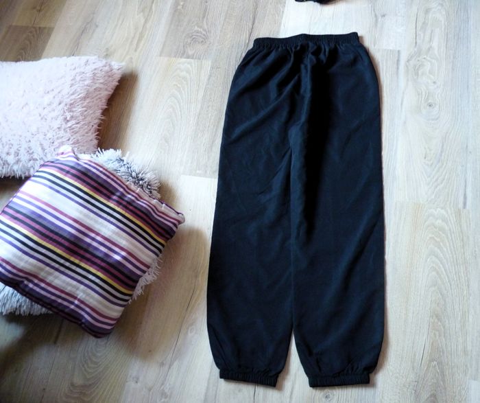 Pantalon large femme S 36 shein souple noir neuf taille élastiquée - photo numéro 3