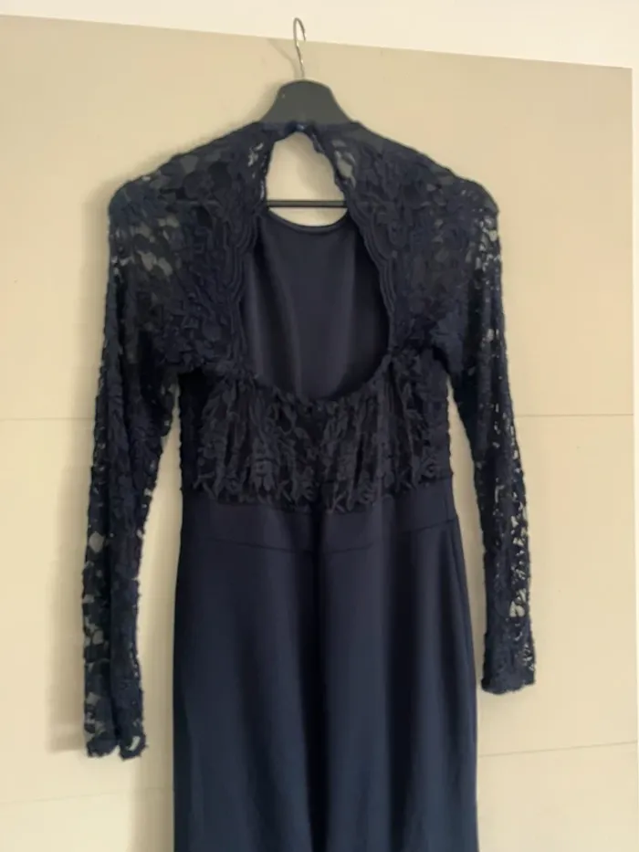 Robe demoiselle d’honneur bleu marin - photo numéro 7