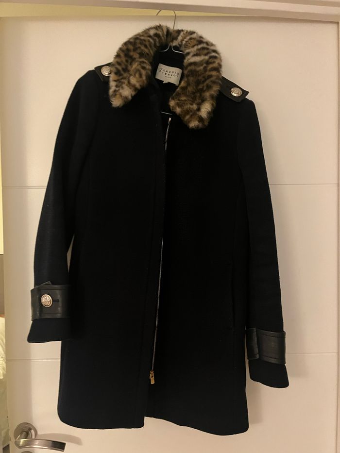 Manteau Claudie Pierlot col léopard