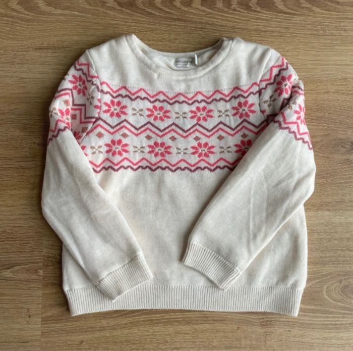 Pull en tricot jacquard doublé velours - Orchestra 4 ans (104cm)