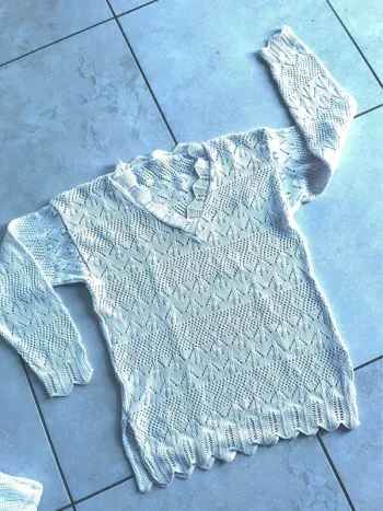 Pull crochet taille M