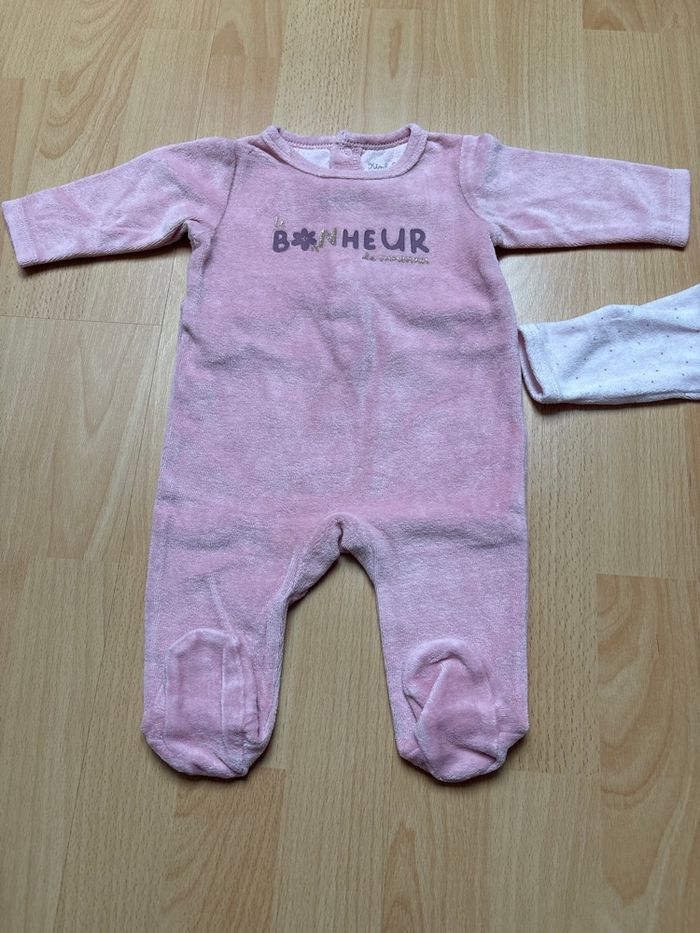 Lot 2 pyjamas bébé fille 3 mois - photo numéro 3