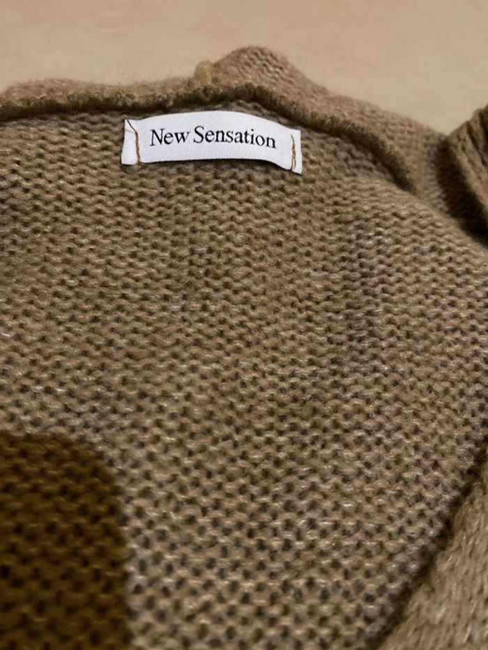 Superbe Pull A Capuche Col V Taille Unique - photo numéro 9