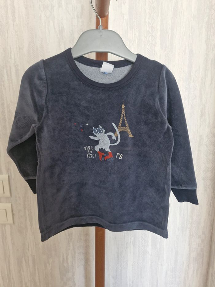 🎯 Ensemble pyjama garçon - Vertbaudet/Petit Bateau - Taille 3 ans - Coton/Ployester - photo numéro 4