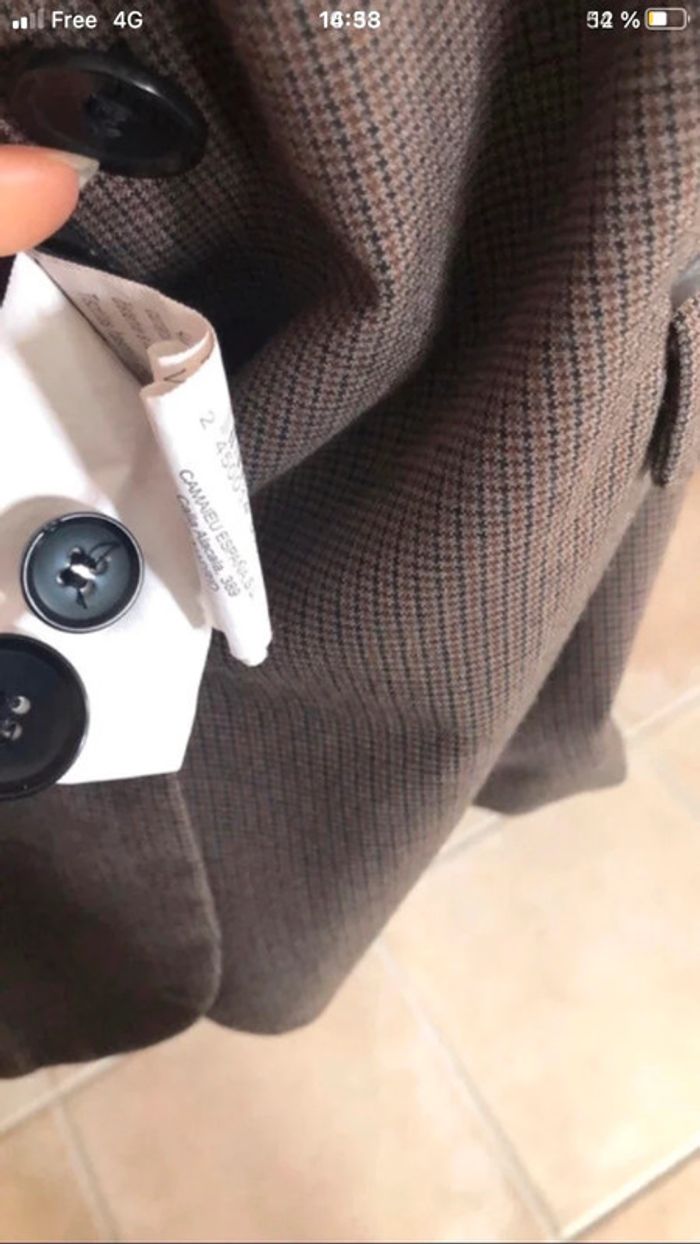 Veste blazer taille 38 camaïeu - photo numéro 6