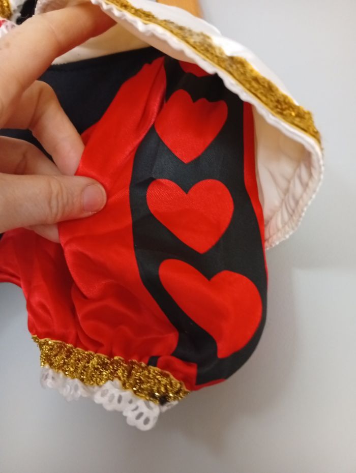 Déguisement reine de coeur 6/8ans - photo numéro 6