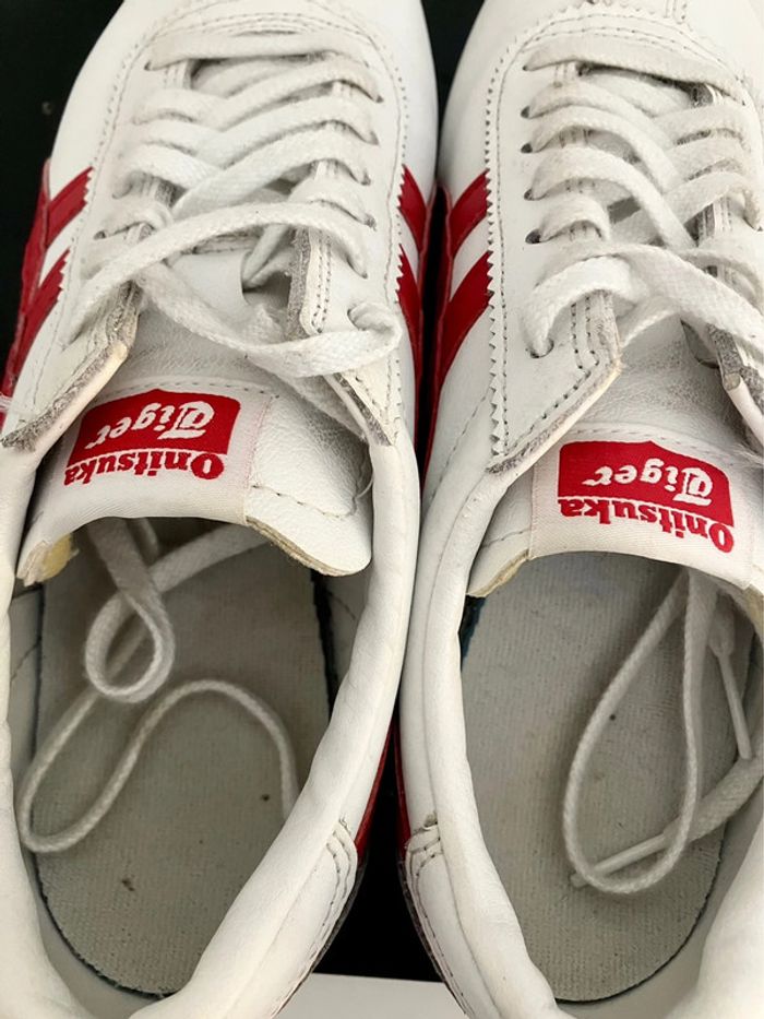 Onitsuka Tiger Corsair ‘White Classic Red’ / Blue - photo numéro 8