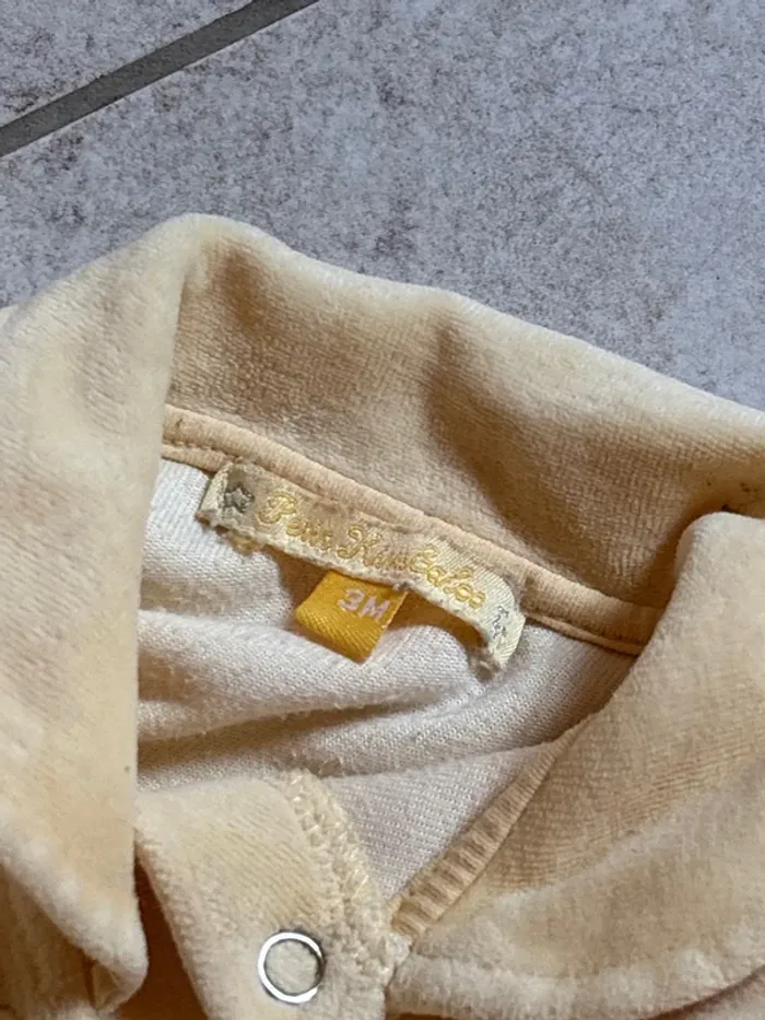 Pyjama grenouillère jaune - photo numéro 4
