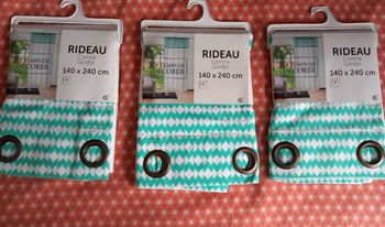 Double rideaux 140x240 