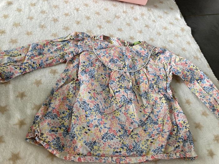 Blouse fleurie 36 mois