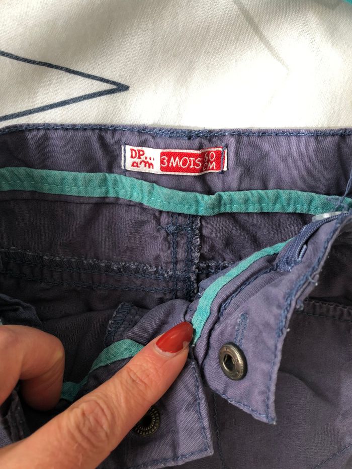 Ensemble bleu 3 mois dpam - photo numéro 2