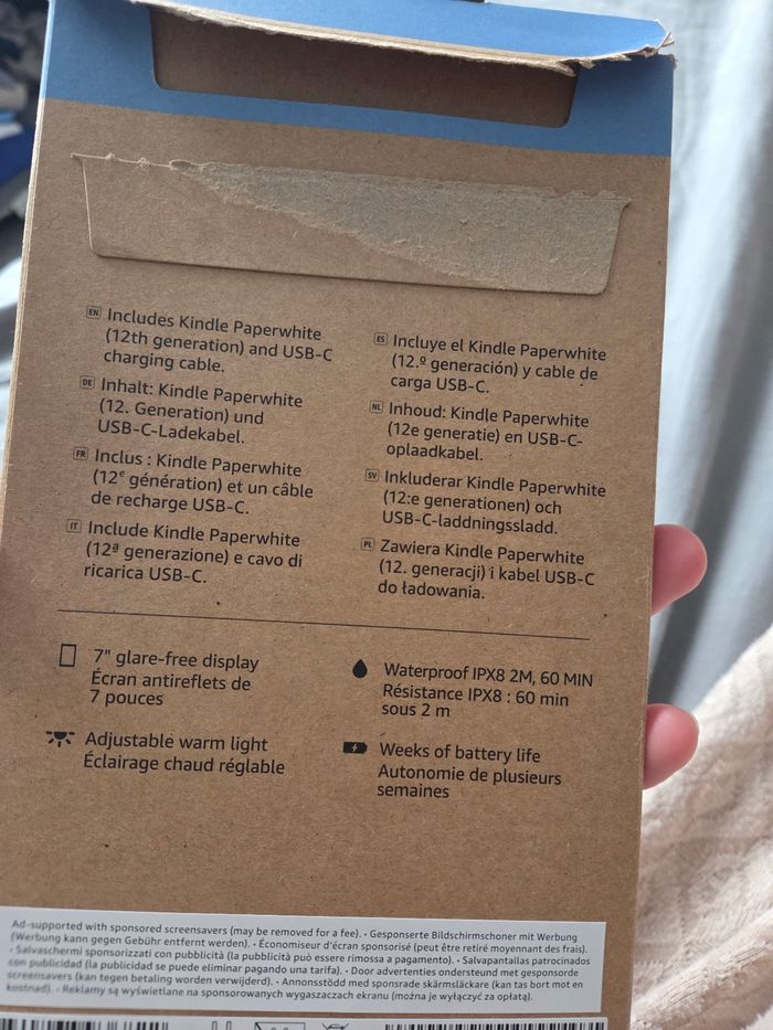 Liseuse Kindle Paperwhite 12 ème génération 16gigas sans pub - photo numéro 5