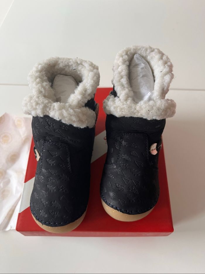 Bottine mi-haute marine kickers - photo numéro 4