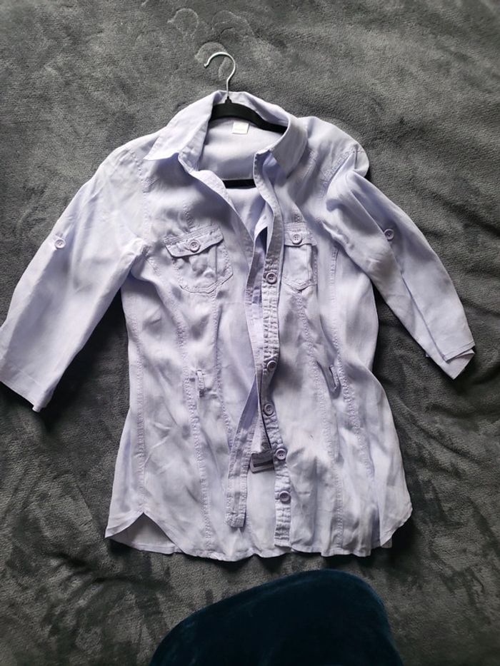 Chemisier avec ceinture