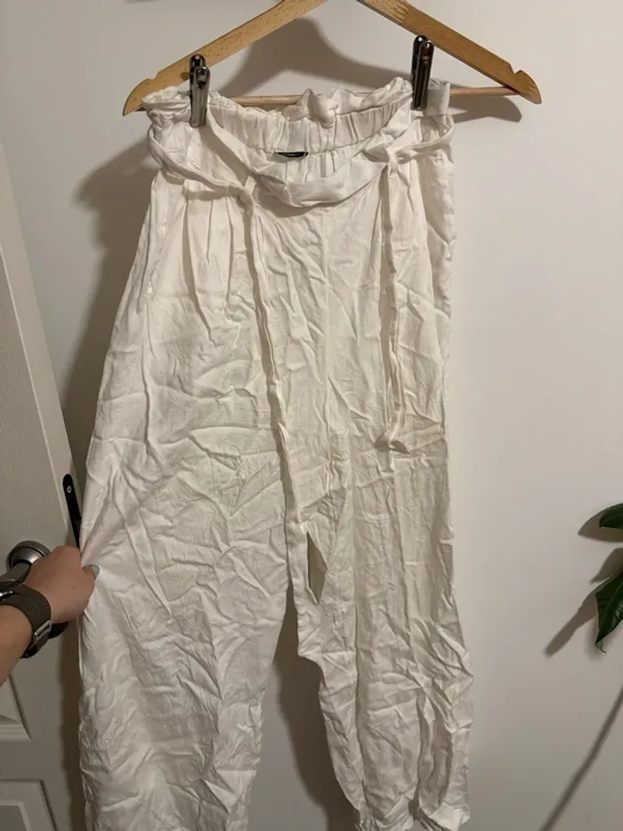 Pantalon blanc droit