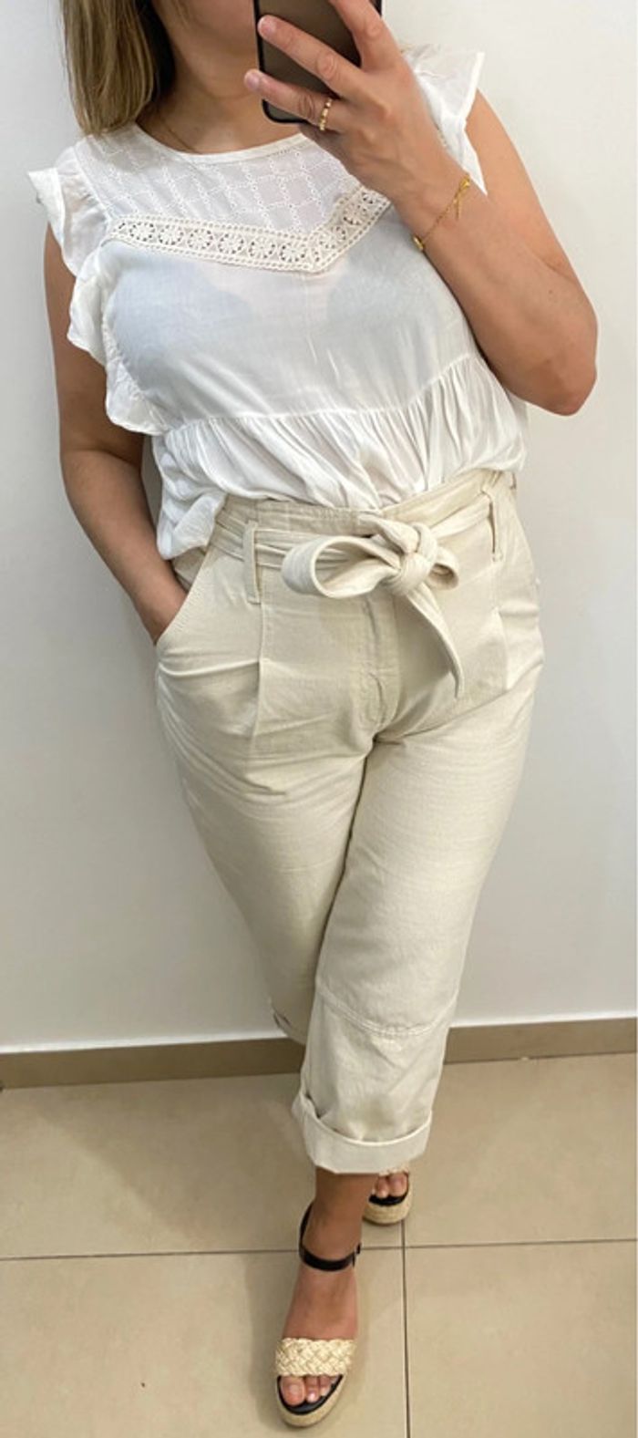 Blouse avec volant - photo numéro 6