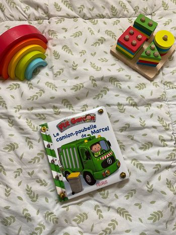 livre le camion de poubelle de Marcel collection p'tit garçon éditions fleurus N°9