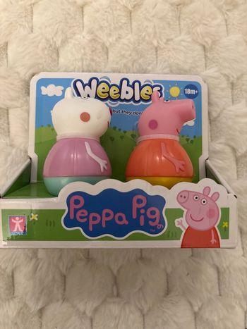 Lot de deux hochets peppa piG