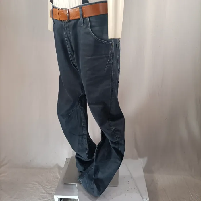 Jean bretelles G-Star RAW 3301 Loose Fit bleu brut – Taille 32 A1195 - photo numéro 4