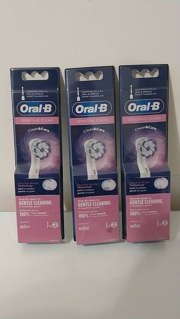 Brossettes oral b sensitive (3×2)