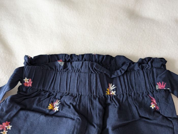 Pantalon léger marine à fleurs - 4A - Gémo - photo numéro 4