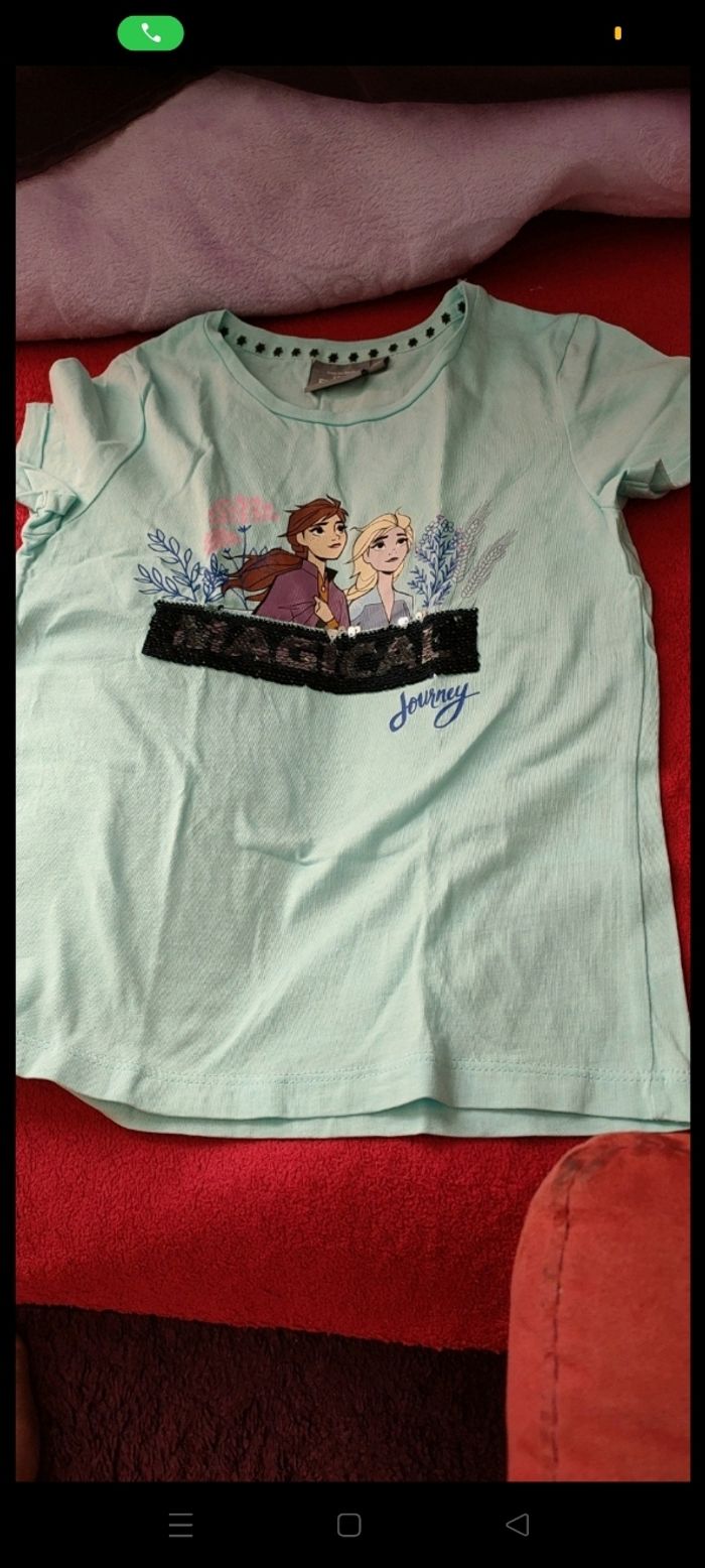 T-shirt reine des neiges