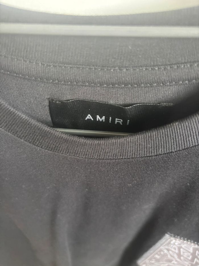 t-shirt Amiri à motif cachemire appliqué taille XL - photo numéro 3