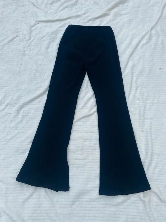 Pantalon noir patte d'eph taille 34 - photo numéro 2