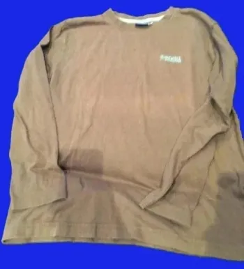 t shirt manches marron longues 12 ans