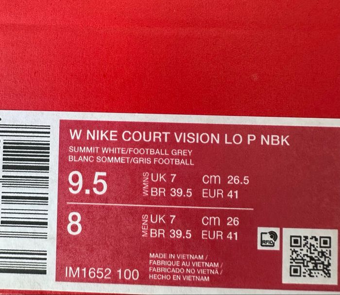 Nike Court Vision Lo P NBK - Taille 41- Neuf avec boîte - photo numéro 10