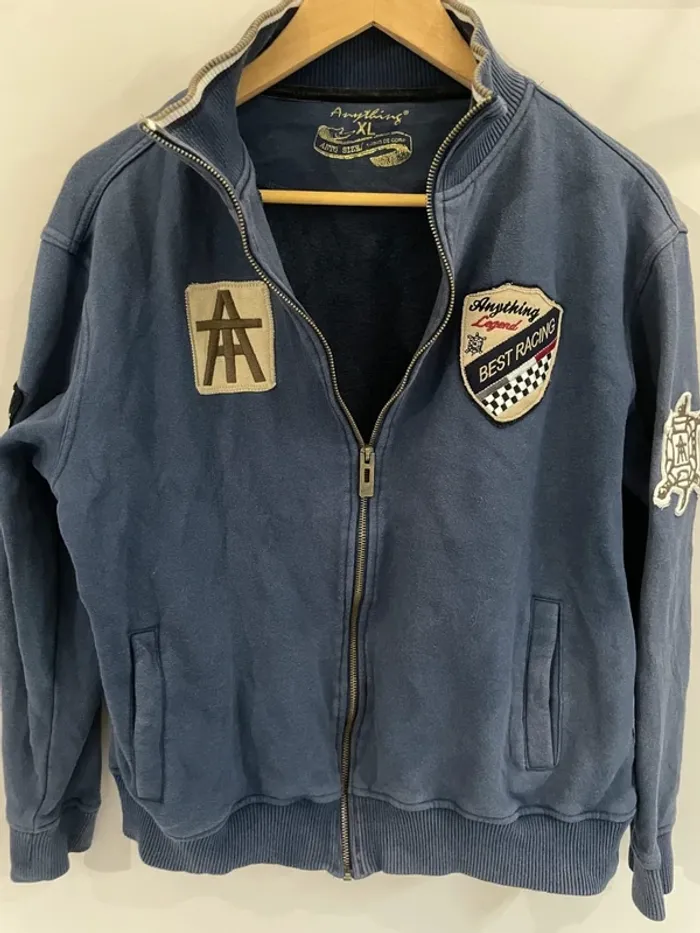 Full Zip Racing Jacket sweater Womens XL - photo numéro 4