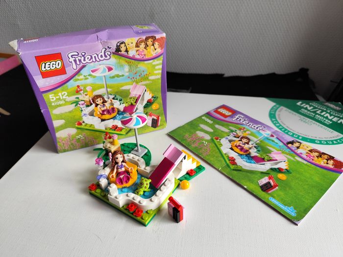 Lego Friends modele  41090 la piscine d'olivia garten pool swimming pool - photo numéro 10