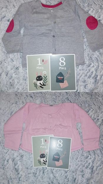 Lot de 2 gilets 18 mois