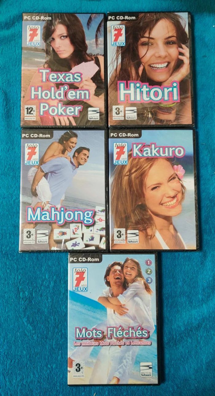 PC Lot de 5 jeux télé 7 jours