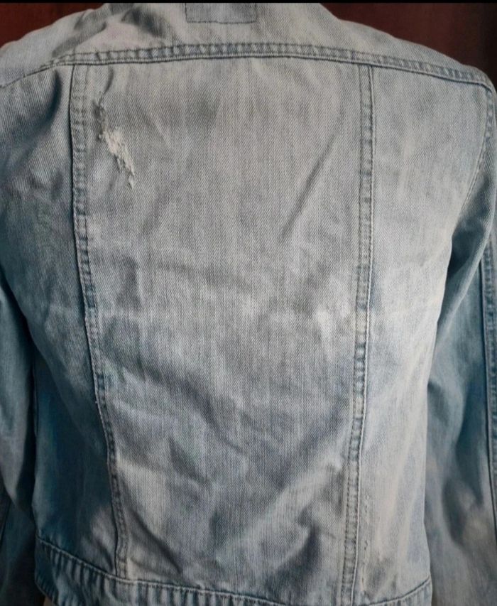 Veste en jeans avec chaîne taille S - photo numéro 4