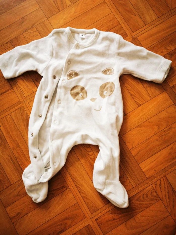 Lot de 5 pyjamas - Kiabi - Taille 1 mois - photo numéro 5