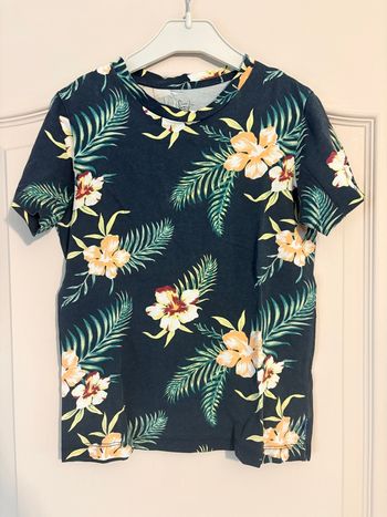 Tee-shirt MC garçon 8 ans – Jack & Jones – Bleu marine – TBE