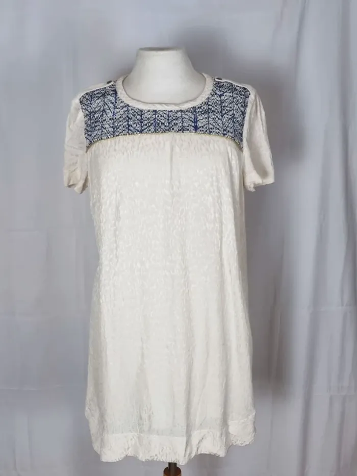 Robe courte à manches courtes Sezane T M - photo numéro 2