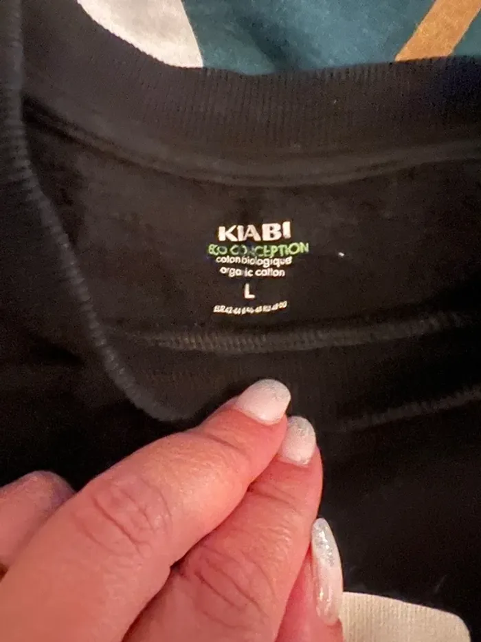 Lot de 2 pull Kiabi amour taille L - photo numéro 2
