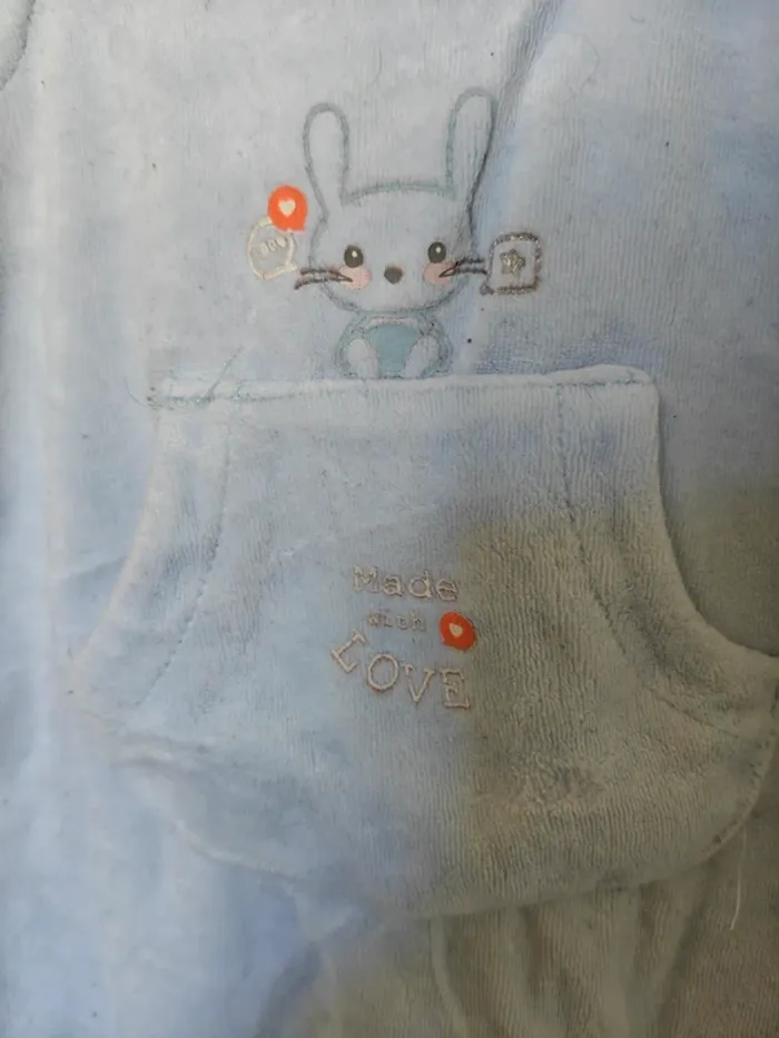 Pyjama velours ou combi 3 mois - photo numéro 4