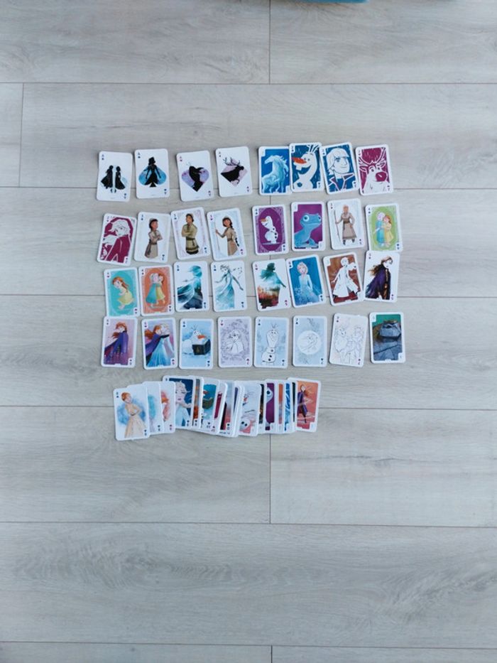 Lot cartes carrefour reine des neiges II