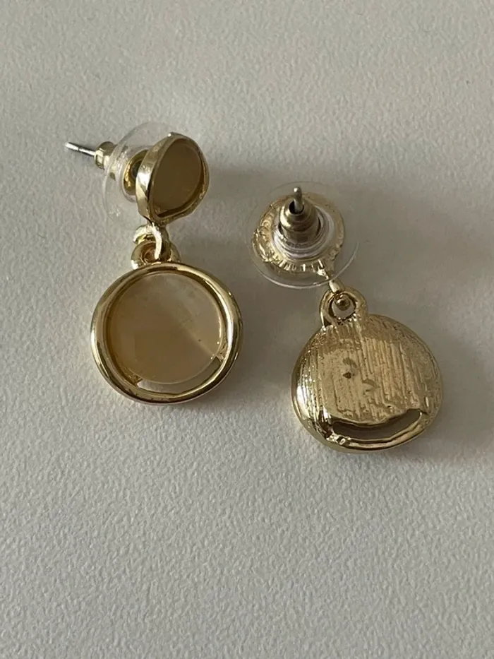 Boucles d’oreille du groupe MaxMara intrend sans logo sans étiquette - photo numéro 2