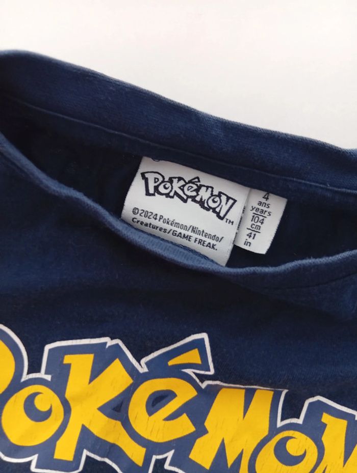 Tee-shirt pokémon 4 ans - photo numéro 2