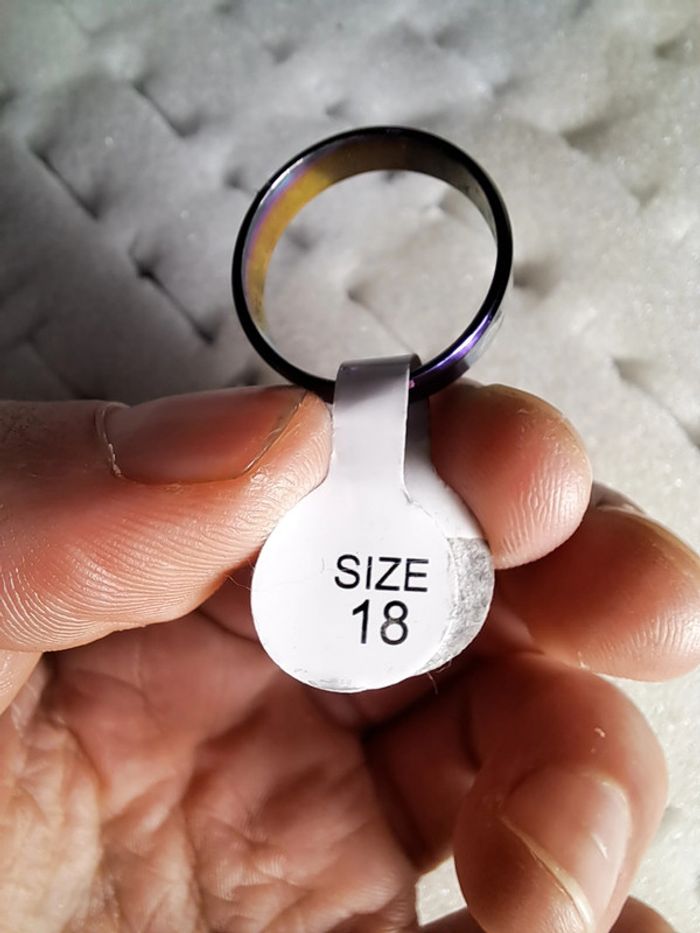 Bague acier inoxydable motifs - photo numéro 3