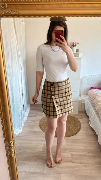 Jupe style écolière motifs bur-berry