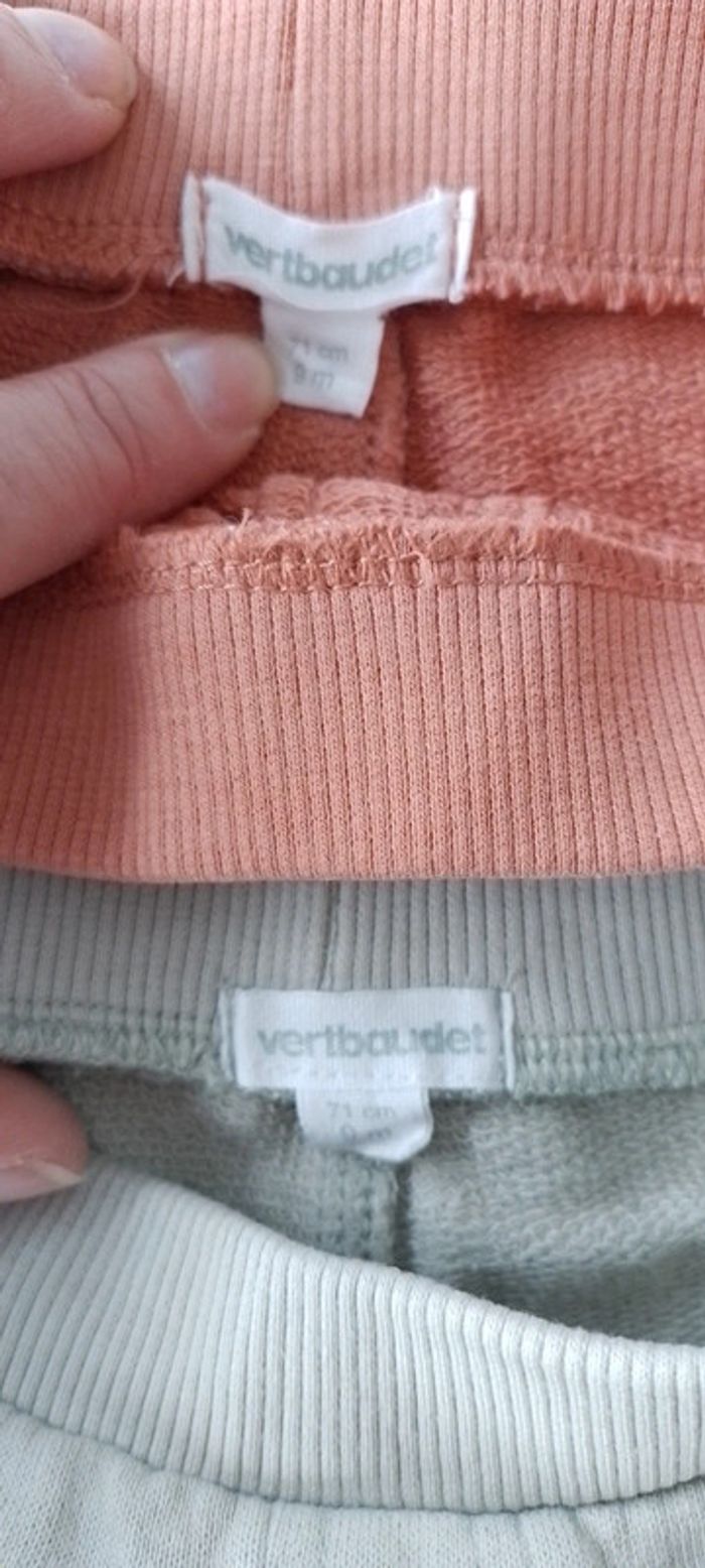 Lot de 2 shorts vertbaudet 9 mois - photo numéro 2