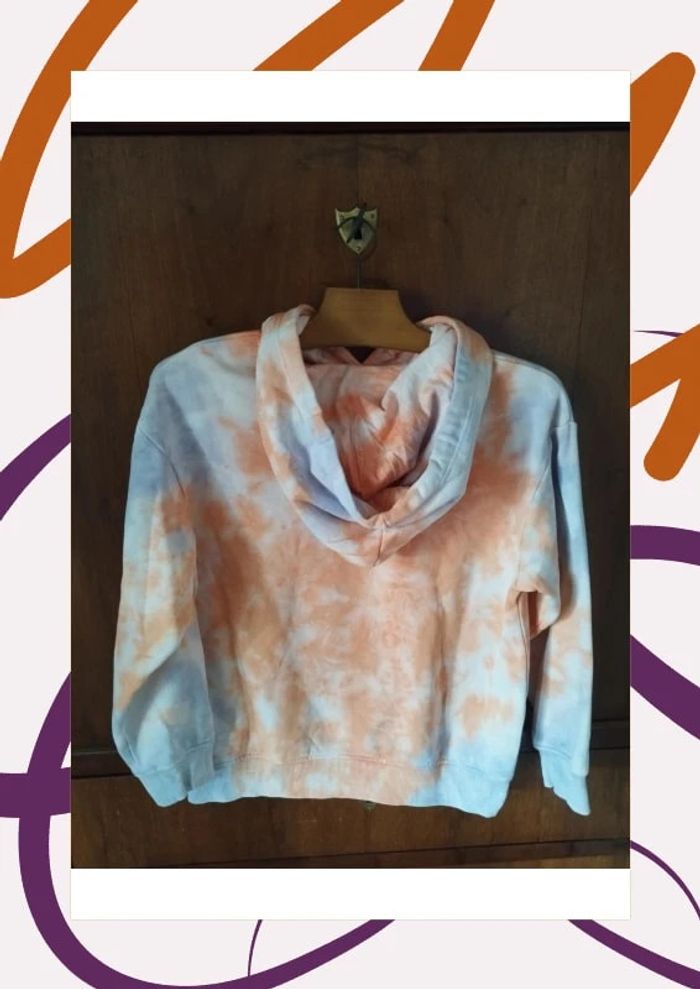 🧡 Sweat à capuche - en molleton doux - orange - 10 ans - Gémo 🧡 - photo numéro 2