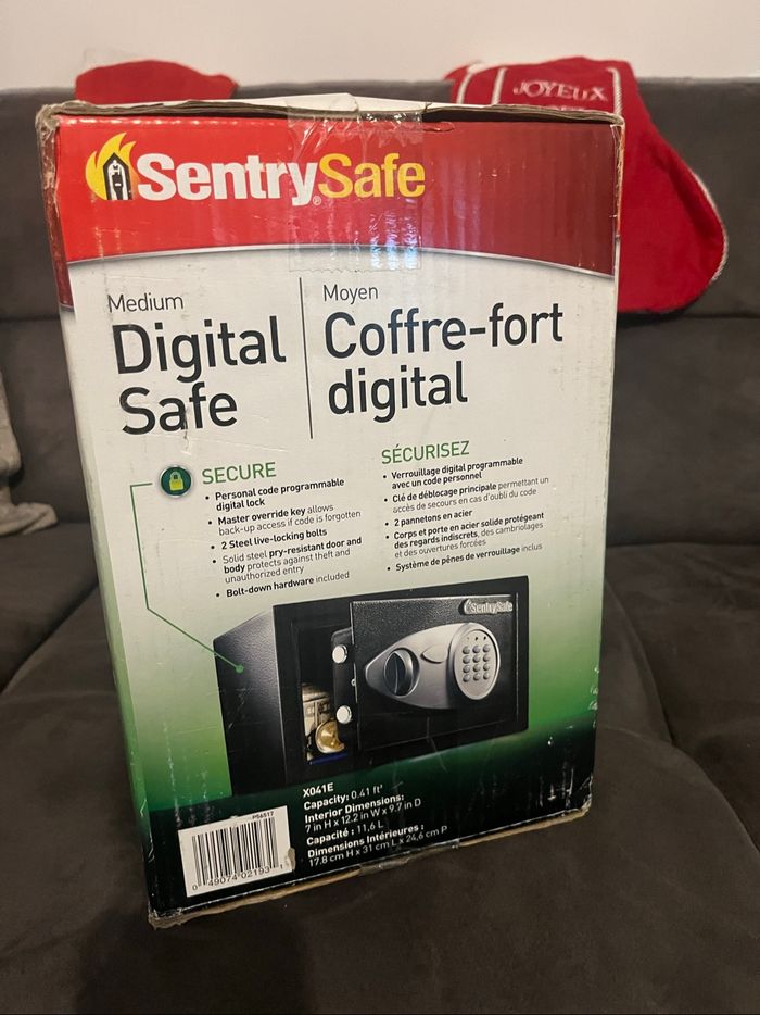 Coffre fort digital Sentrysafe - photo numéro 2